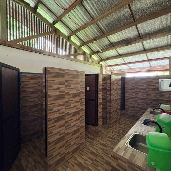 Shower and Toilet